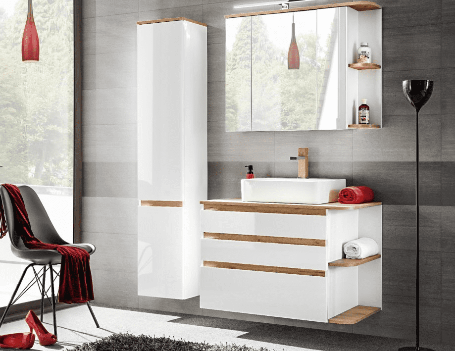 moderné skrinky do kúpeľne PLATINUM